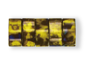 Muestra del acabado Picasso Coating (efecto piedra) en mostacillas Miyuki