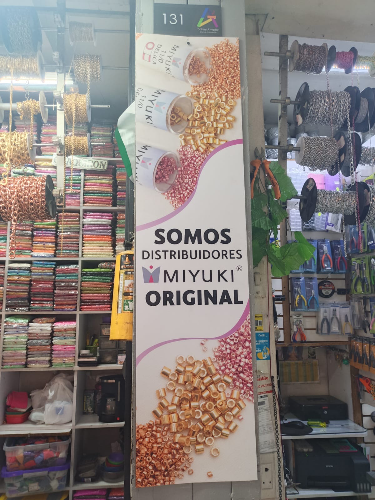 Tienda aliada distribuidora de Miyuki y Stone, con todo el producto