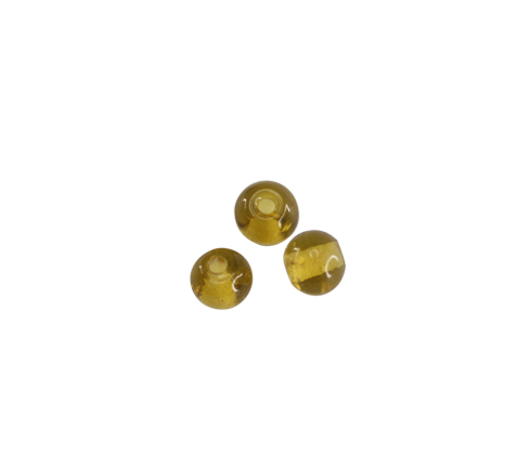 Vidrio hindú 6mm redondo khaki 55 x und