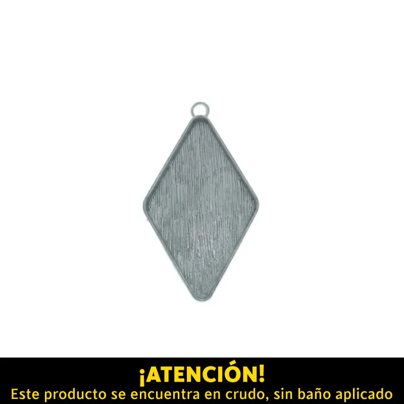 Pendiente rombo 67x38mm A-16530/R x und