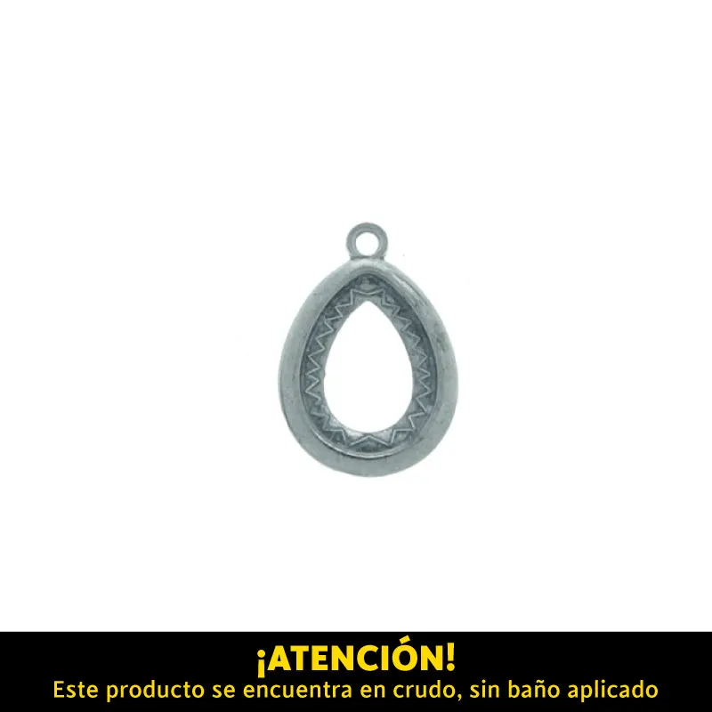 Pendiente pera 26x18mm A-36168/R x und