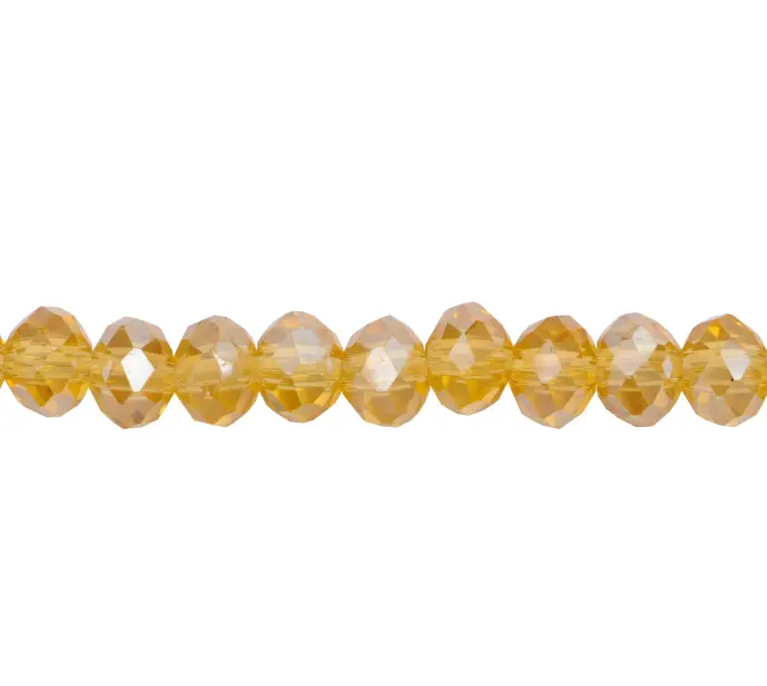 Murano rondela facetada 3mm smoked topaz 17AB x aprox 110unds