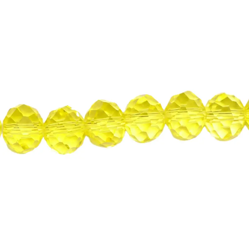 Murano rondela facetada 8mm smoked topaz 17 x 62unds
