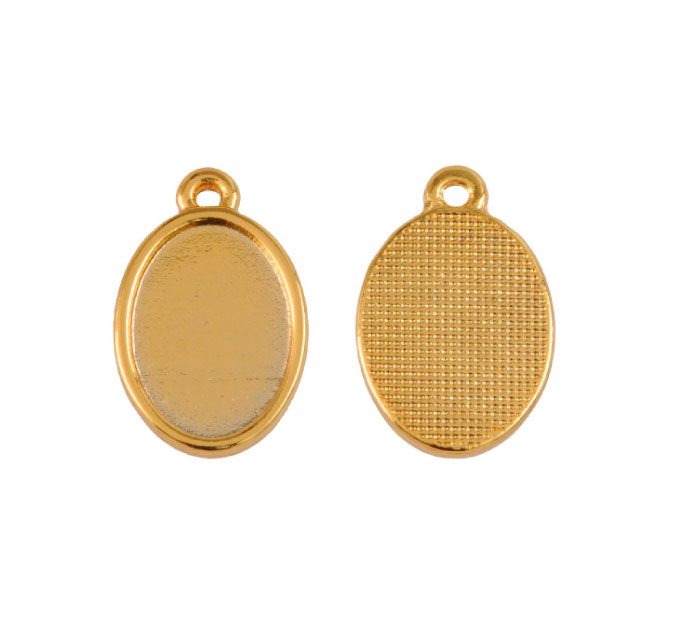 Base drusa ovalada 1R P008934-1 12x18.7mm/GP x und