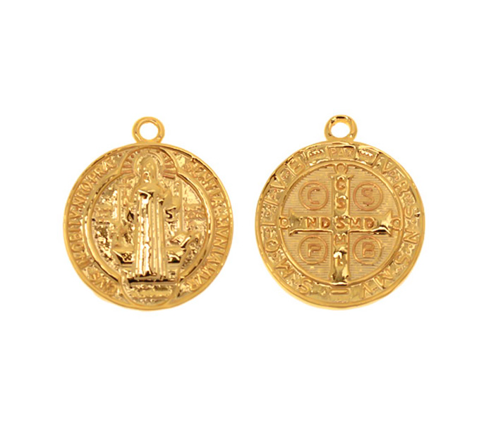 Medalla san benito A21542/golfi 23mm x und