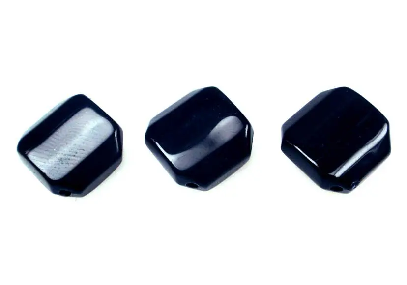Acrilico 3051 rombo plano jet 12x6mm x 50g(Aprox 78und)