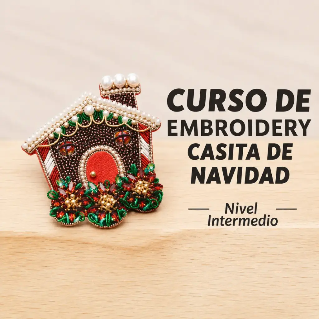 Curso Embroidery Casita de Navidad (Intermedio)