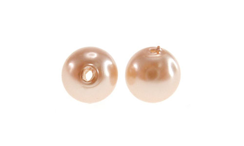 Perla sintetica redonda 8mm rosada A-05 bolsa x 1000 und