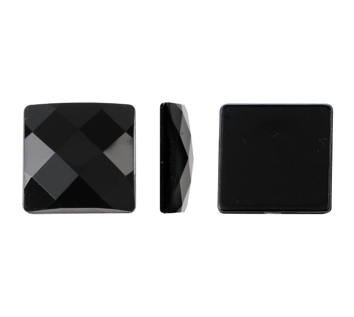 Acrilico K1026 cuadrado plano 15mm jet 1 x und