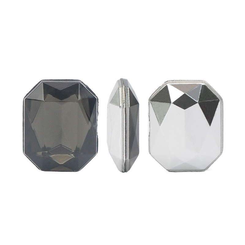 Acrilico K1012 octagon con cono 8x10mm black diamond 35 x und