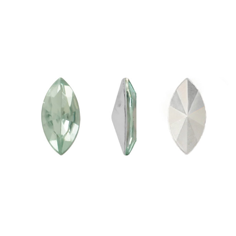Acrílico K1015 marquesa con cono 3x6mm chrysolite 21 x und
