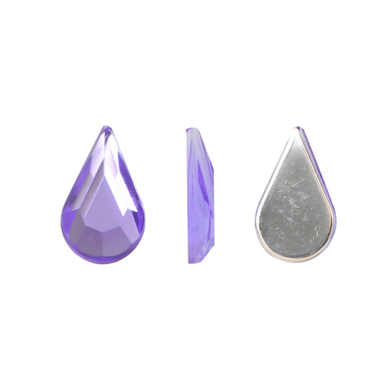Acrílico K1018 gota plana 7x12mm tanzanite 29 x und