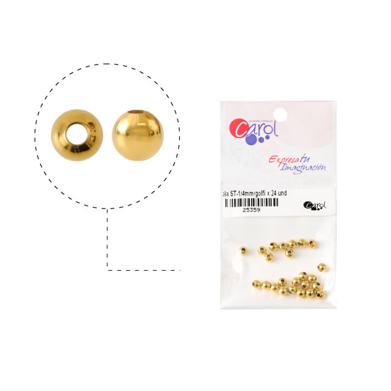 Bola golfi ST-1/4mm x 24 unidades