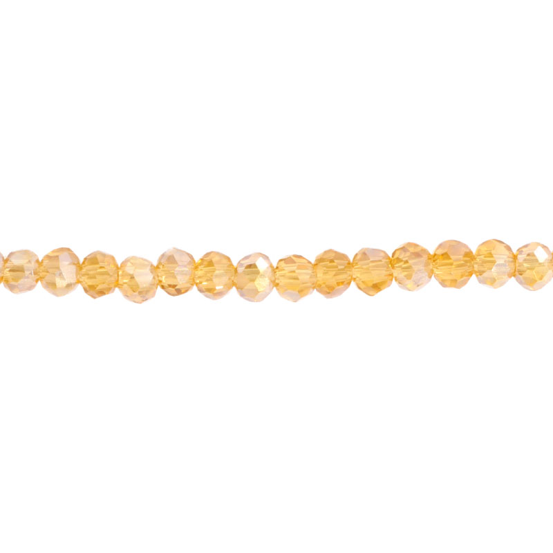 Murano rondela facetada 2mm smoked topaz 17AB x aprox 140unds