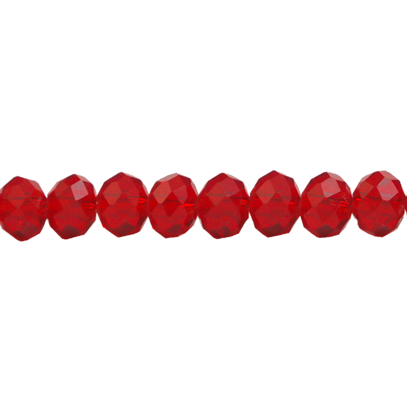 Murano rondela facetada 2mm light siam 28 x 140unds