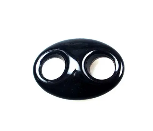 Acrilico 4410 ocho 25x18mm negro x 50g(Aprox 32und)