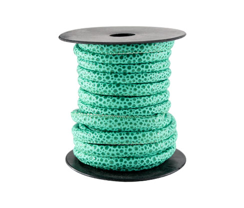 Cuero sintetico 6mm turquesa 3 x m