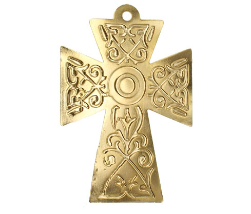 Cruz arabesco 80x55 mm/golfi x und