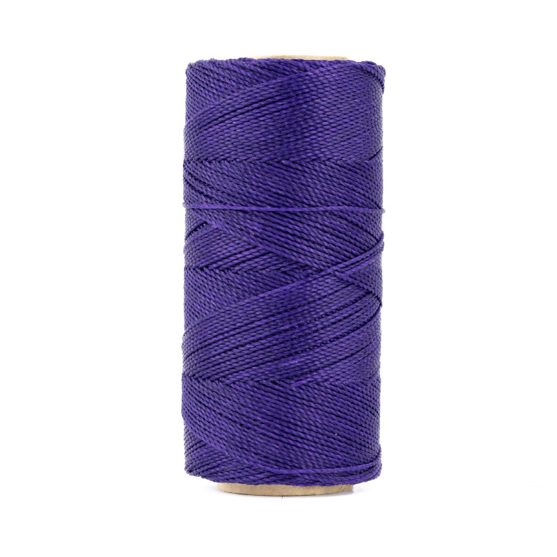 Cordon encerado linhasita 1mm 369 morado x 168m