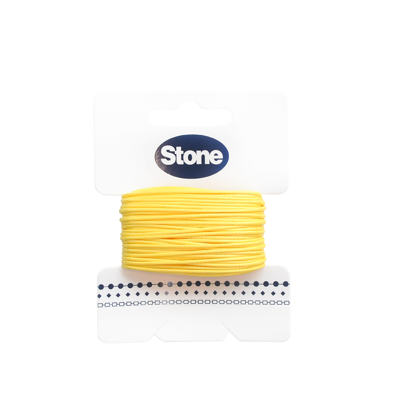 Cordon vibora 1mm 118 amarillo x rollo 8m