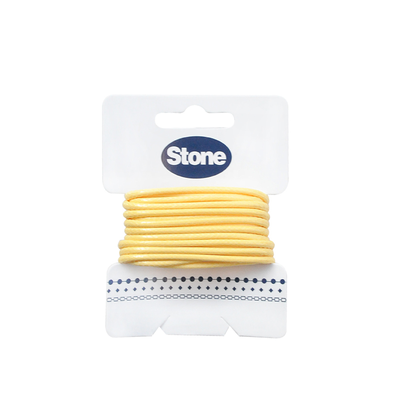 Cordon vibora 2mm amarillo x 3m