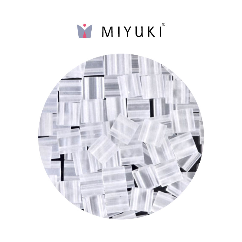 Miyuki tila 5x5x1.9mm TL0131F mate cristal x 50g