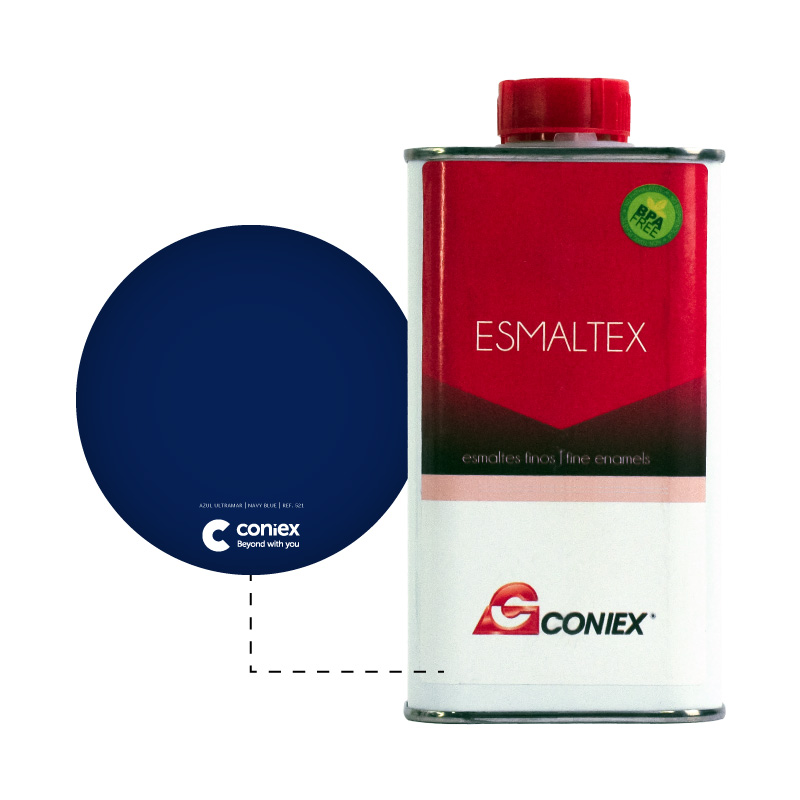 Resina Esmaltex Coniex 521 Azul Ultramar x 250g