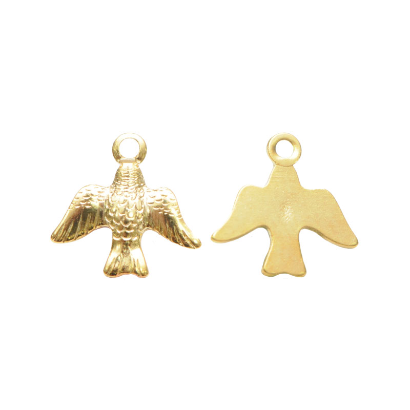 Dije espiritu santo 9.4mm PA05069/golfi x par