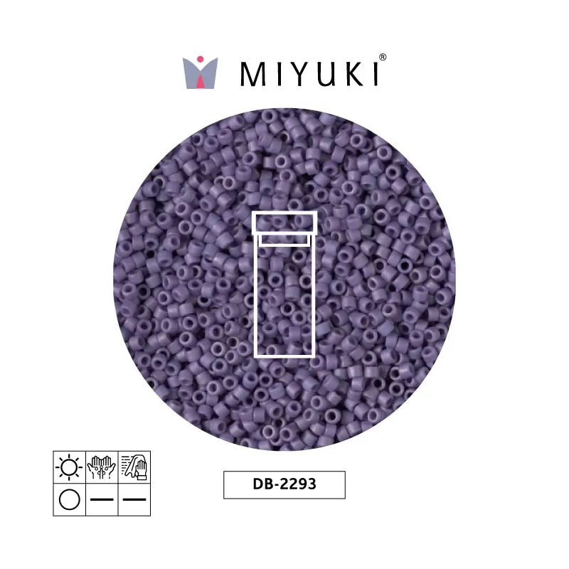 Miyuki delica 11/0 DB2293 opa glazed morado x 3g