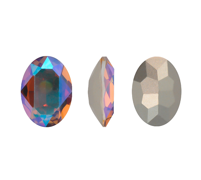 4120CH oval 13x18mm 221SI light smoked topaz x und
