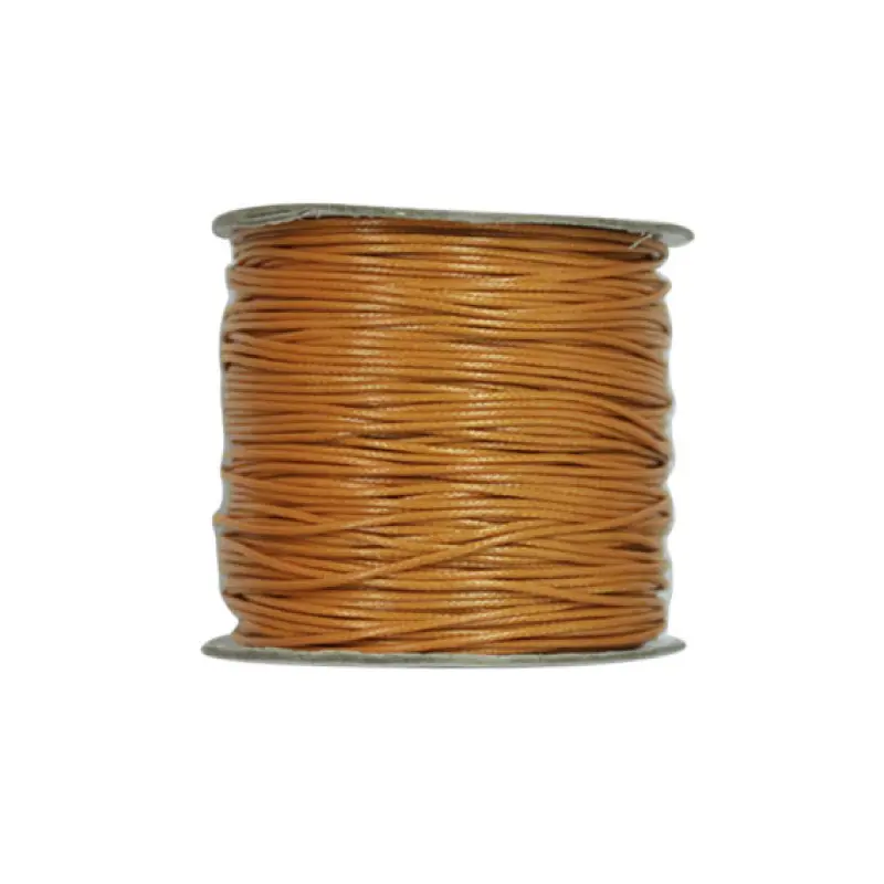 Cordon vibora 1mm 115 mostaza claro x rollo 160m