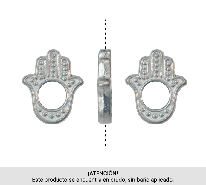 Herraje A0265/R mano de fátima 15.30x12.77 x und