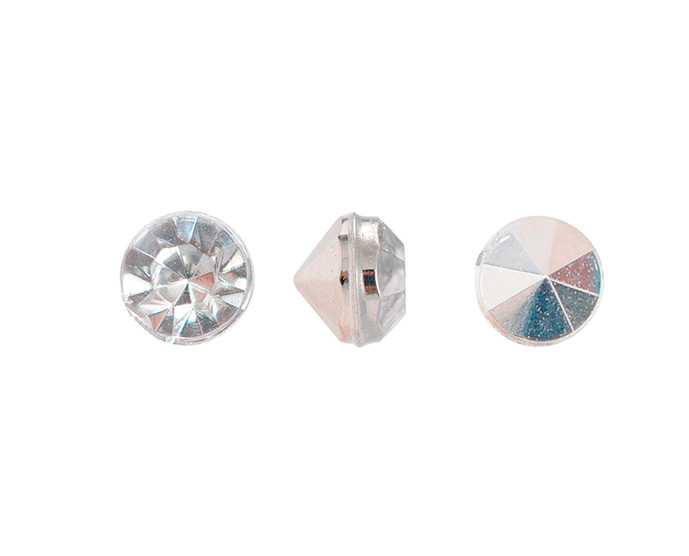 Acrílico K1010 redondo chaton 5mm crystal 2 x und
