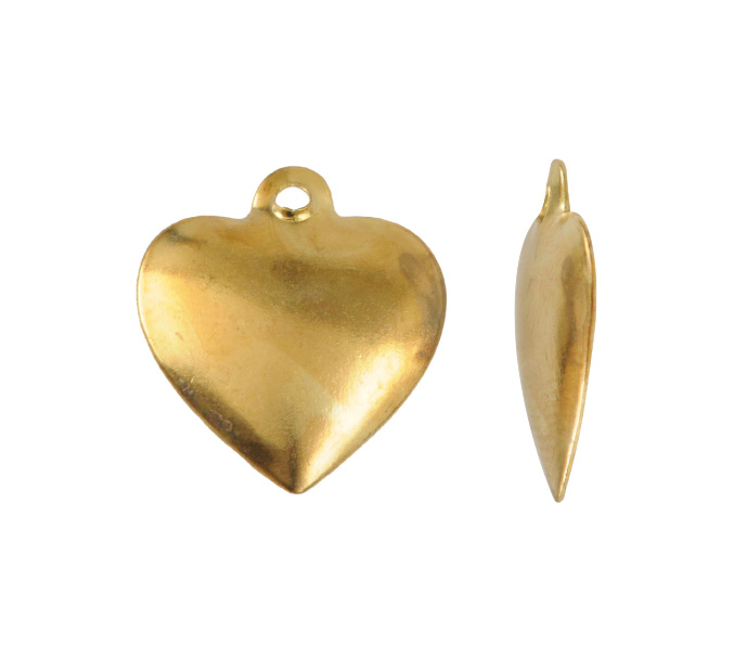 Herraje corazon dorado 15mm/GP x und