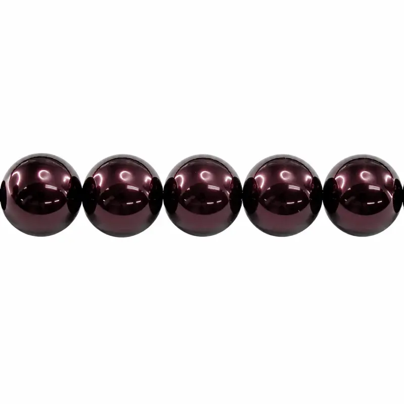 Perla vidrio redonda 14mm marron CX-920 x 58und