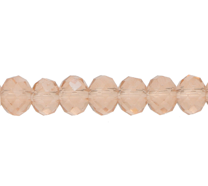 Murano rondela facetada 6mm golden shadow 33 x 82unds