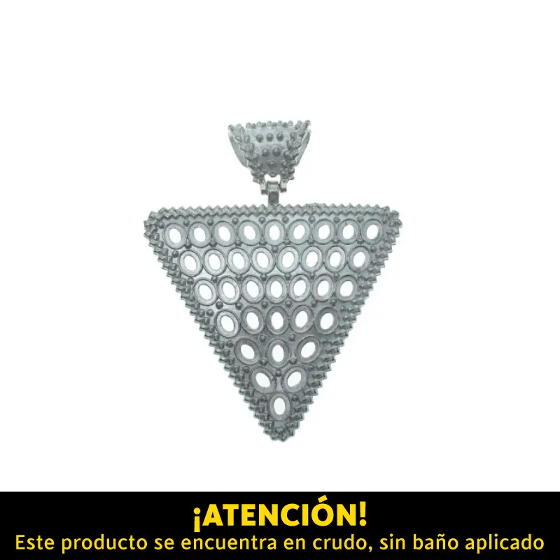 Pendiente triangulo 114x94mm H-25556/R x und