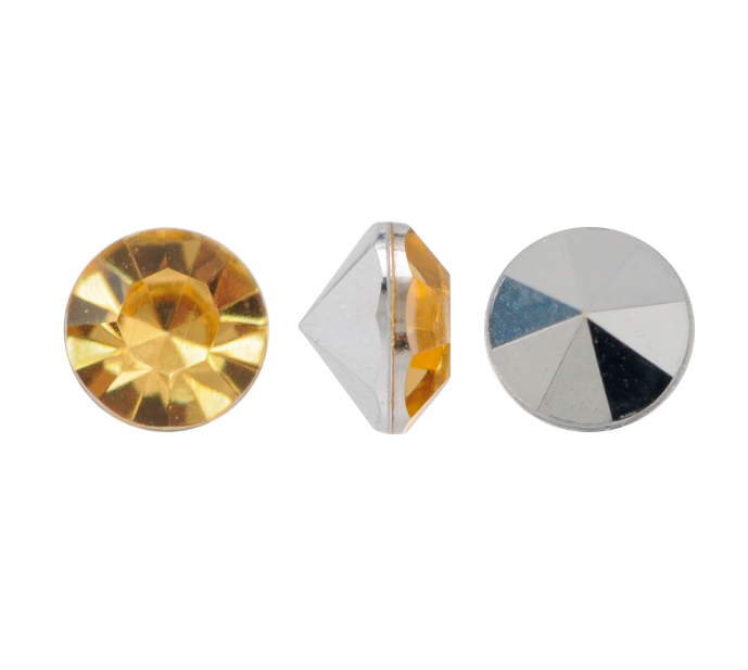 Acrilico K1010 redondo chaton 5.5mm light colorado topaz 30 x und