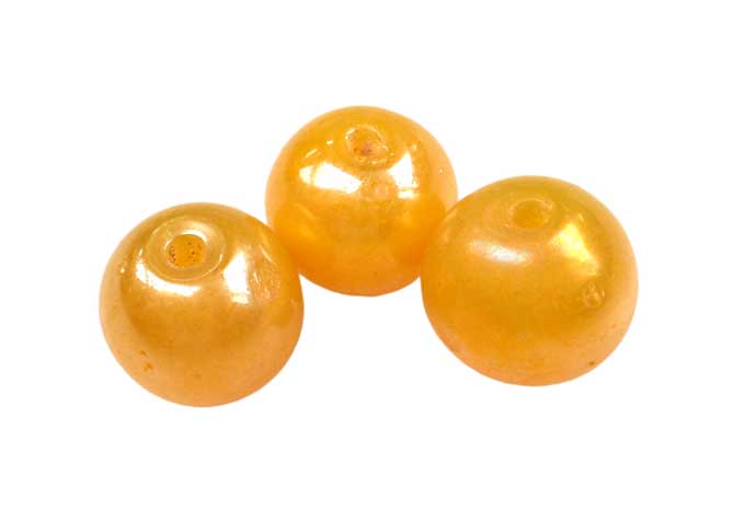 Vidrio hindu 12mm redondo 86-G amarillo AB x und