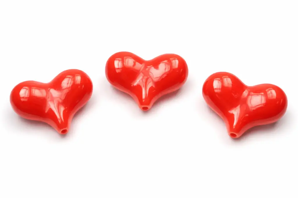 Acrilico 4800 corazon salmon 18 18x23mm x lb