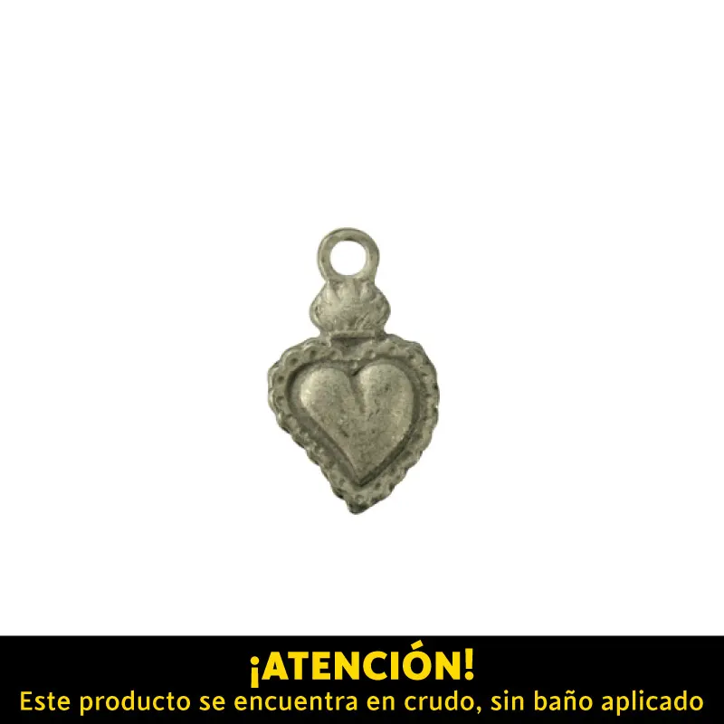Herraje dije corazon A19108/R 12*20mm x und