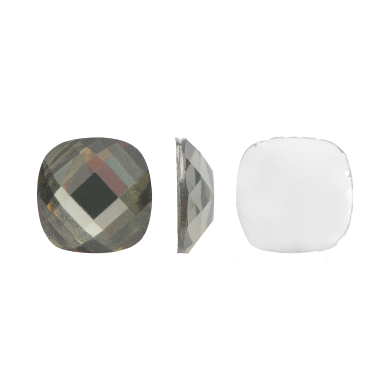 Acrilico 5012# cuadrado 15mm peridot A49 x und