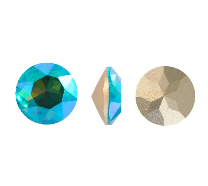 1088CH chaton 8mm 202SI aquamarine x und