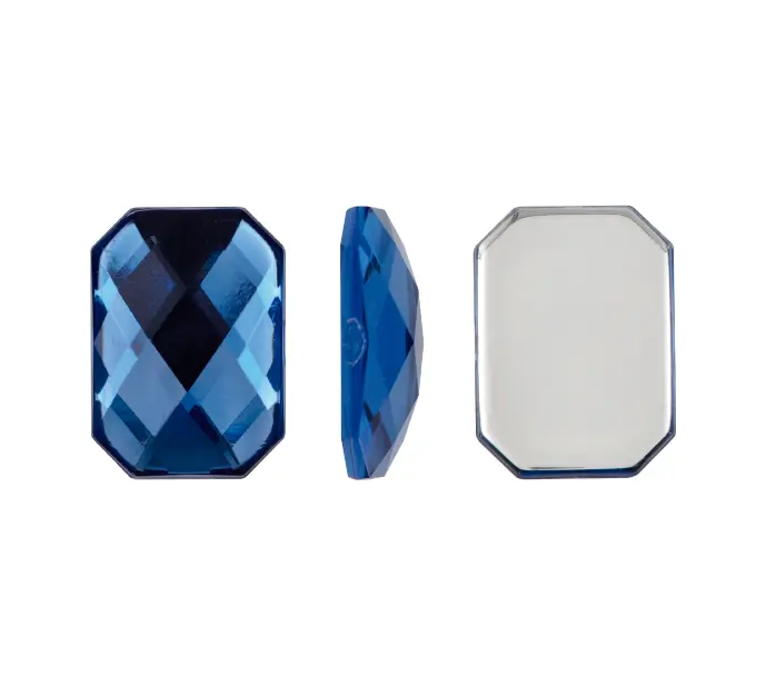 Acrilico K1037 octagon plano 13x18mm montana 17 x und