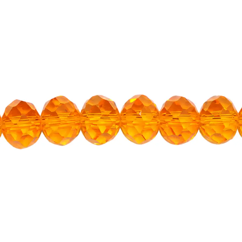 Murano rondela facetada 8mm sun 34x70unds