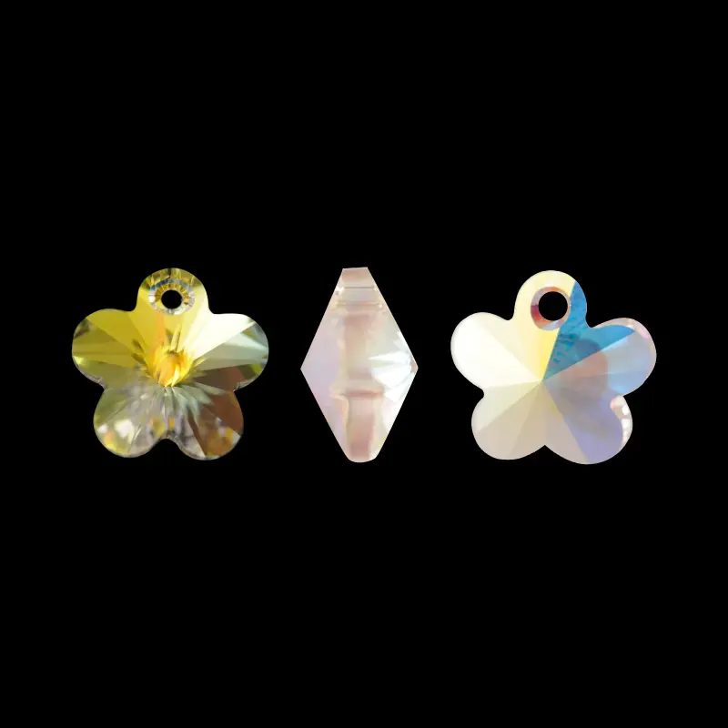 6744 swarovski flor  crystal AB 14mm x und