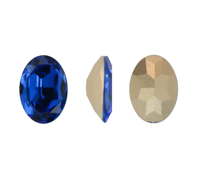 4120CH oval 10x14mm T243 capri blue x und