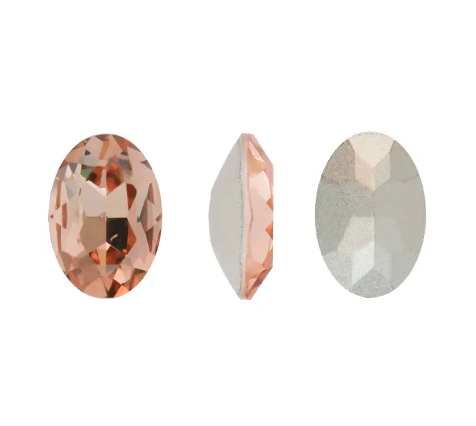 4120CH oval 10x14mm T319 vintage rose x und