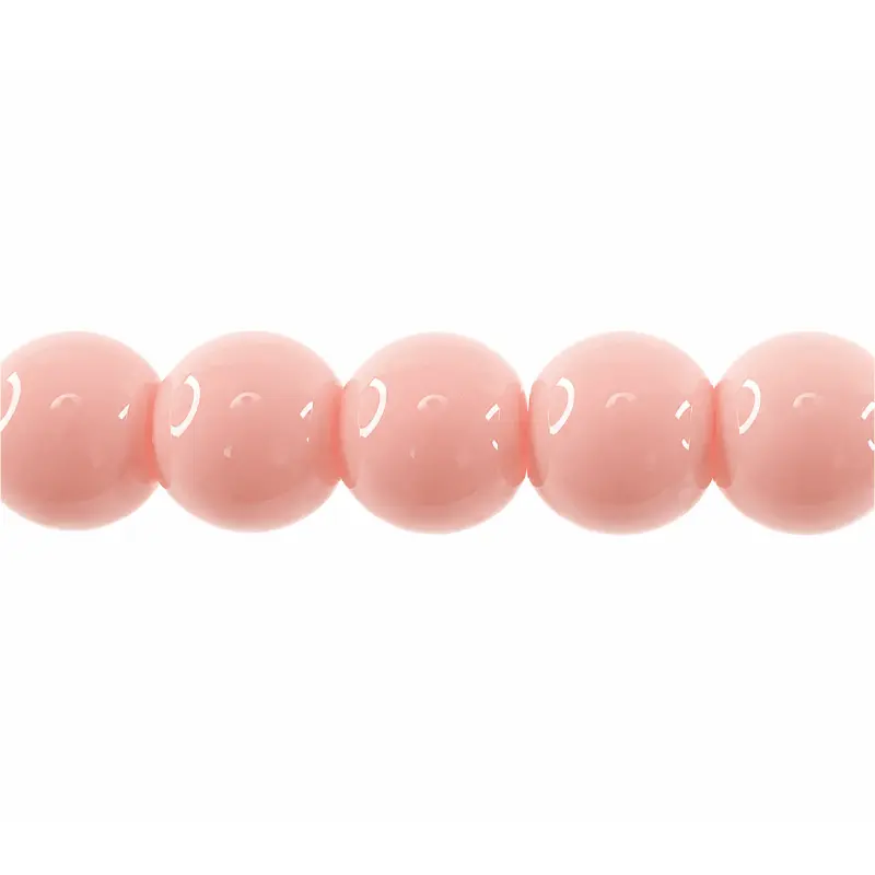 Perla vidrio 12mm coral CX-975 x 68und