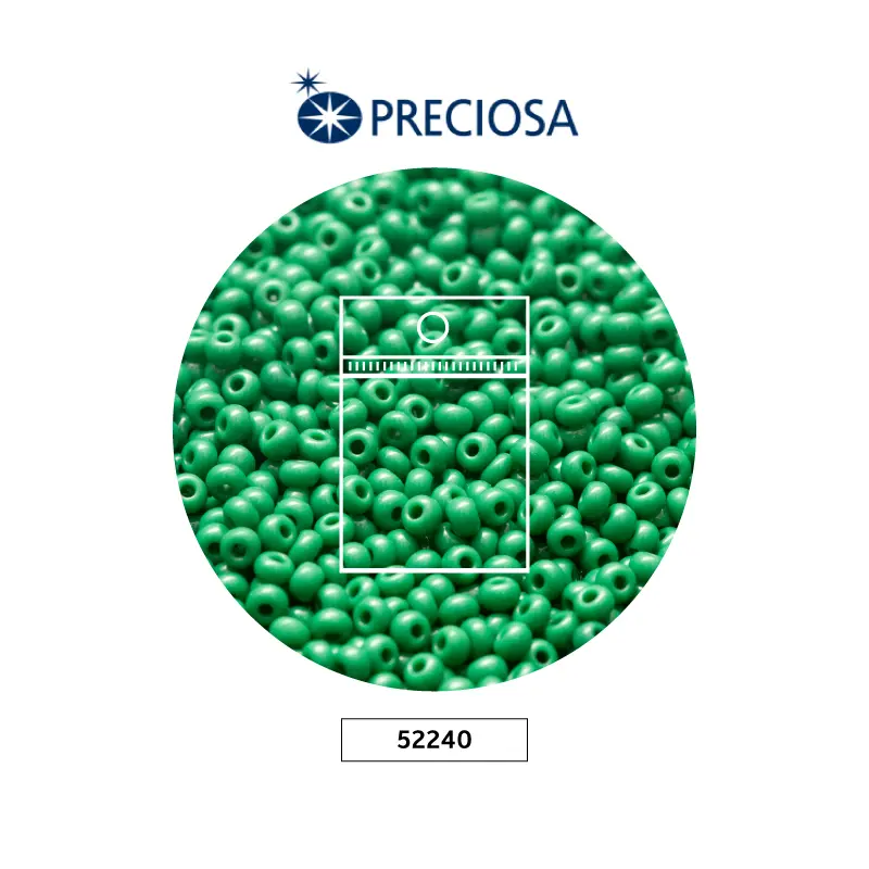 Mostacilla checa preciosa 10/0 52240 OP verdex50g